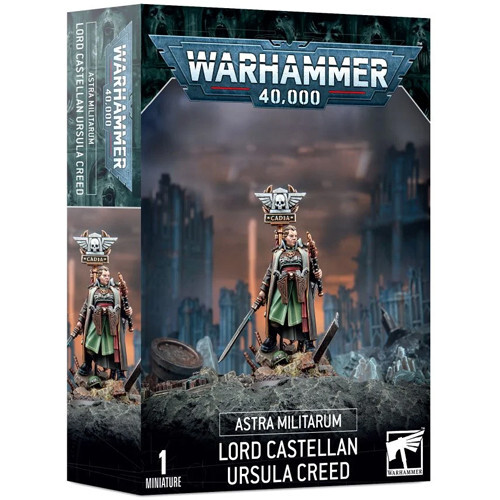 Миниатюра Games Workshop Warhammer 40K: Astra Militarum - Lord Castellan Ursula Creed
Миниатюра Games Workshop Warhammer 40K: Astra Militarum - Lord Castellan Ursula Creed