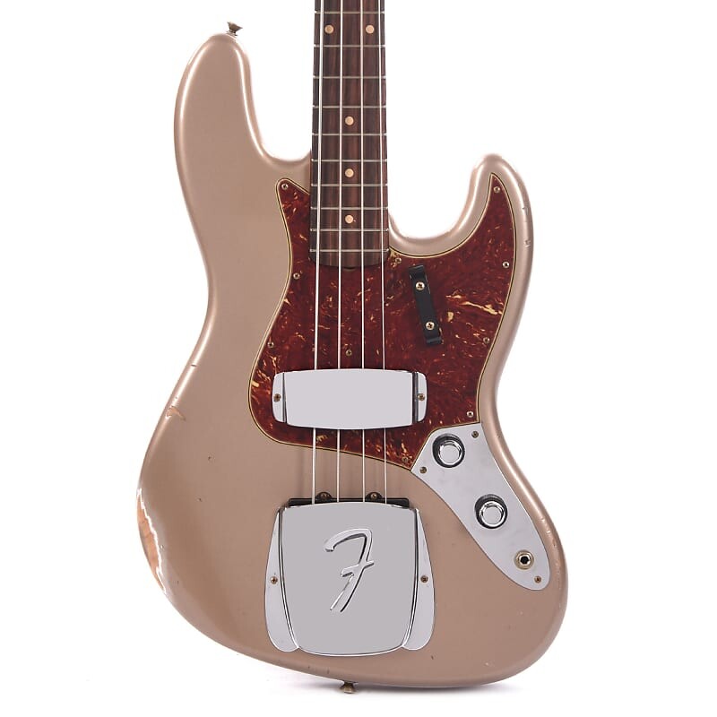 Басс гитара Fender Custom Shop 1960 Jazz Bass Relic Shoreline Gold w/Painted Headcap
Басс гитара Fender Custom Shop 1960 Jazz Bass Relic Shoreline Gold w/Painted Headcap