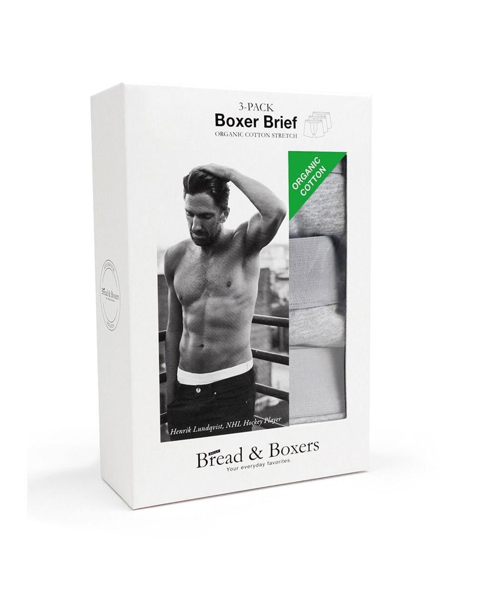 Комплект из трех боксеров из однотонного органического хлопка Bread & Boxers, серый
Комплект из трех боксеров из однотонного органического хлопка Bread & Boxers, серый