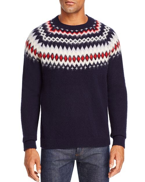 Свитер Fair Isle из мериносовой шерсти The Men's Store at Bloomingdale's, цвет Blue
Свитер Fair Isle из мериносовой шерсти The Men's Store at Bloomingdale's, цвет Blue