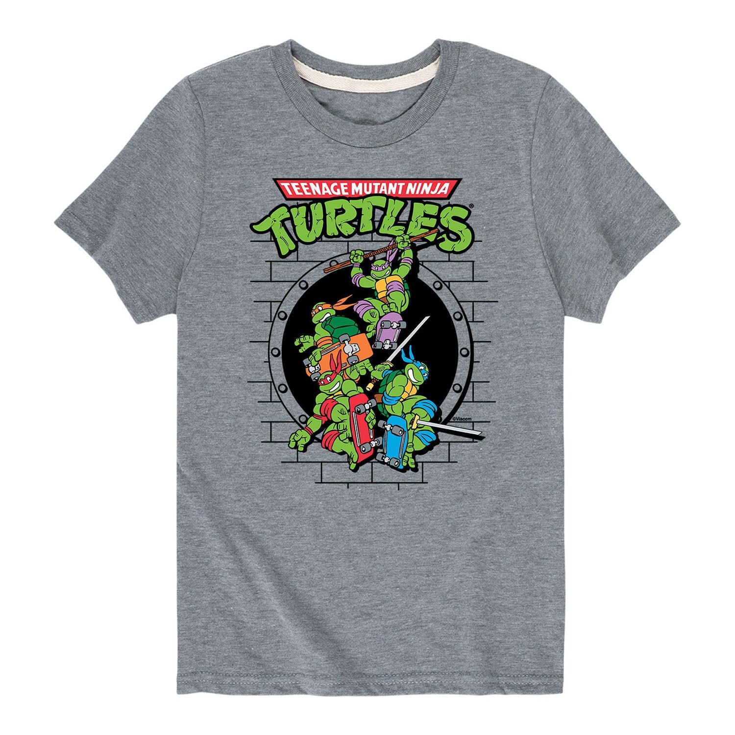 Футболка с рисунком скейтборда TMNT Sewer для мальчиков 8–20 лет Nickelodeon, серый
Футболка с рисунком скейтборда TMNT Sewer для мальчиков 8–20 лет Nickelodeon, серый