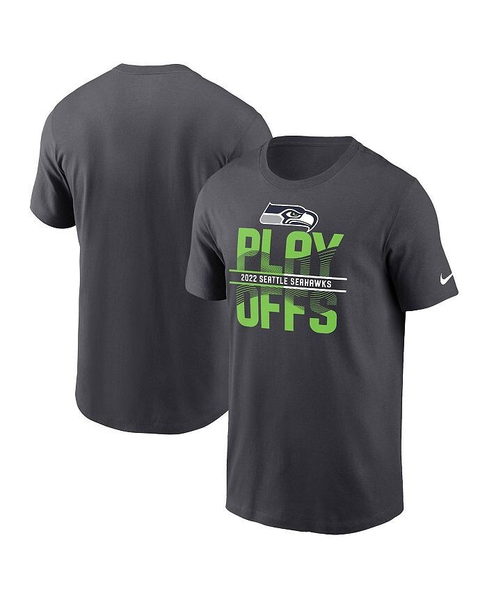 Мужская антрацитовая футболка Seattle Seahawks Iconic NFL Playoffs 2022 Nike, серый
Мужская антрацитовая футболка Seattle Seahawks Iconic NFL Playoffs 2022 Nike, серый
