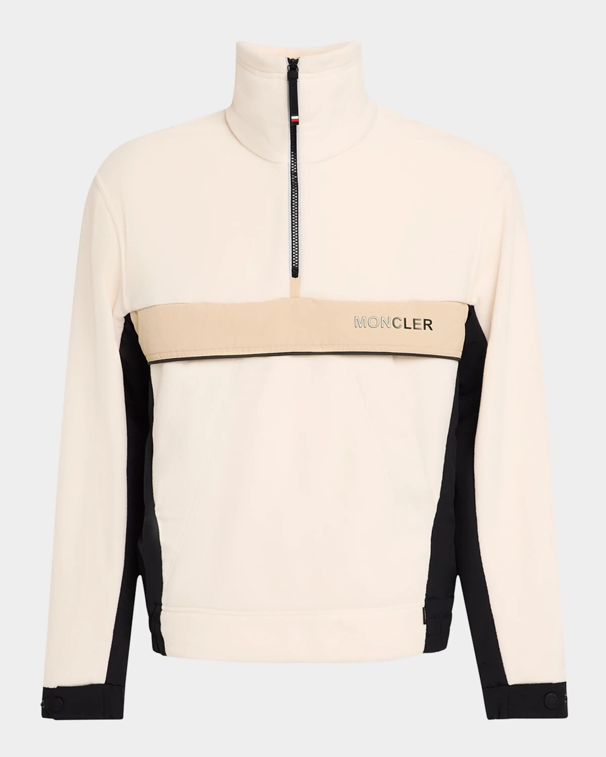 Мужской флисовый пуловер на молнии на четверть Moncler Grenoble, светло-бежевый
Мужской флисовый пуловер на молнии на четверть Moncler Grenoble, светло-бежевый
