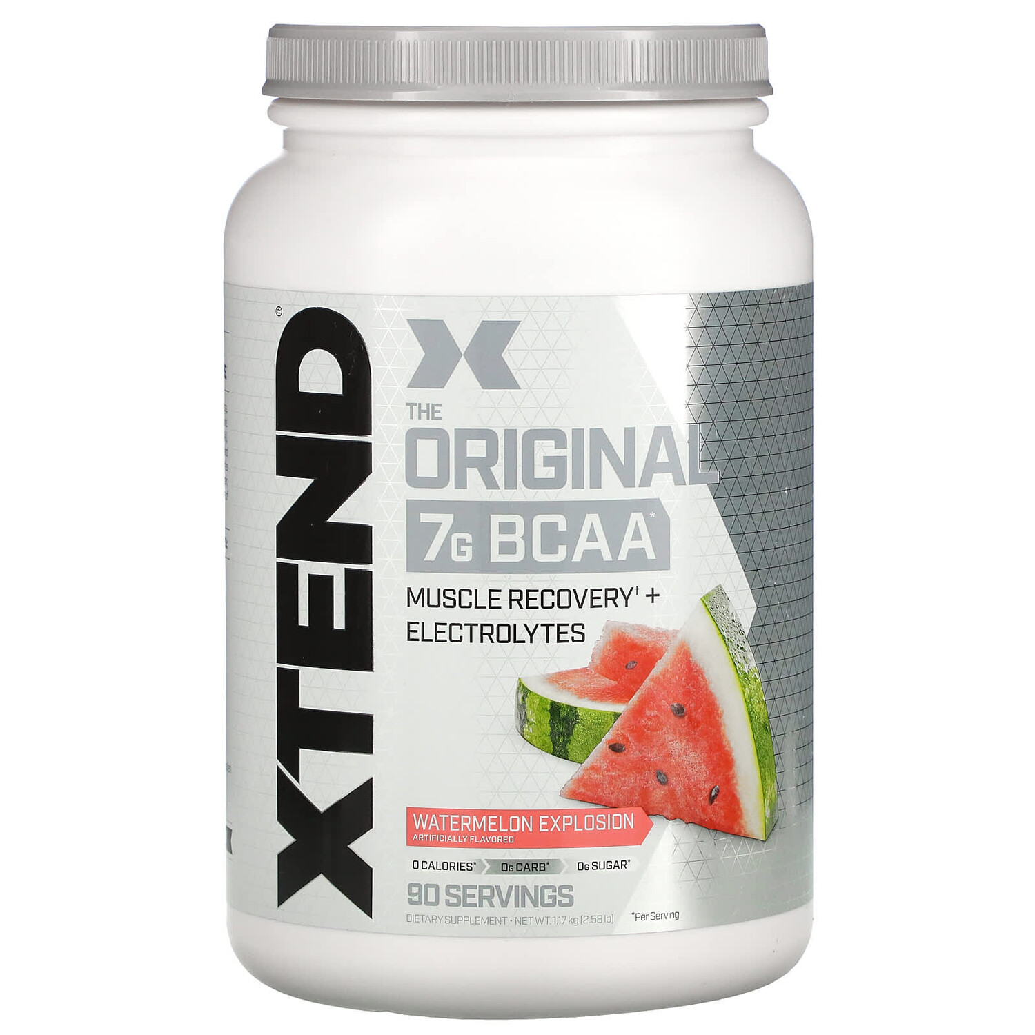 The Original, 7 г аминокислот с разветвленной цепью (BCAA), со вкусом арбуза, 1,17 кг (2,58 фунта), Xtend
The Original, 7 г аминокислот с разветвленной цепью (BCAA), со вкусом арбуза, 1,17 кг (2,58 фунта), Xtend