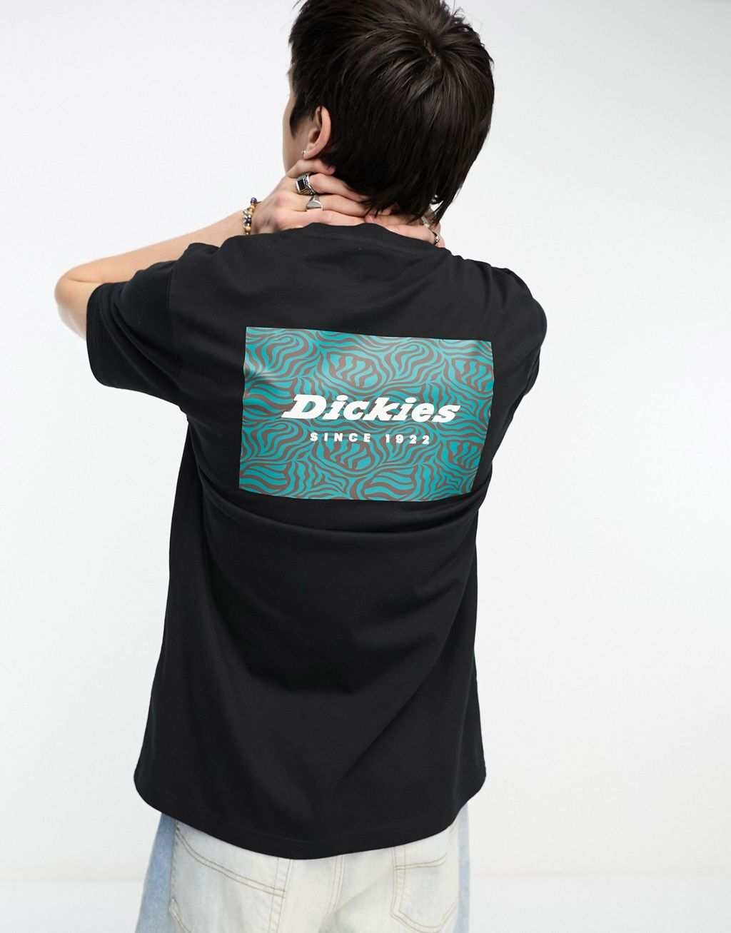 Черная футболка с зебровым принтом на спине Dickies clackamas эксклюзивно для asos
Черная футболка с зебровым принтом на спине Dickies clackamas эксклюзивно для asos