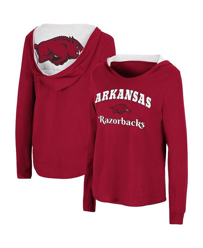 Женская толстовка с капюшоном и футболкой с длинными рукавами Cardinal Arkansas Razorbacks Catalina Colosseum, красный
Женская толстовка с капюшоном и футболкой с длинными рукавами Cardinal Arkansas Razorbacks Catalina Colosseum, красный