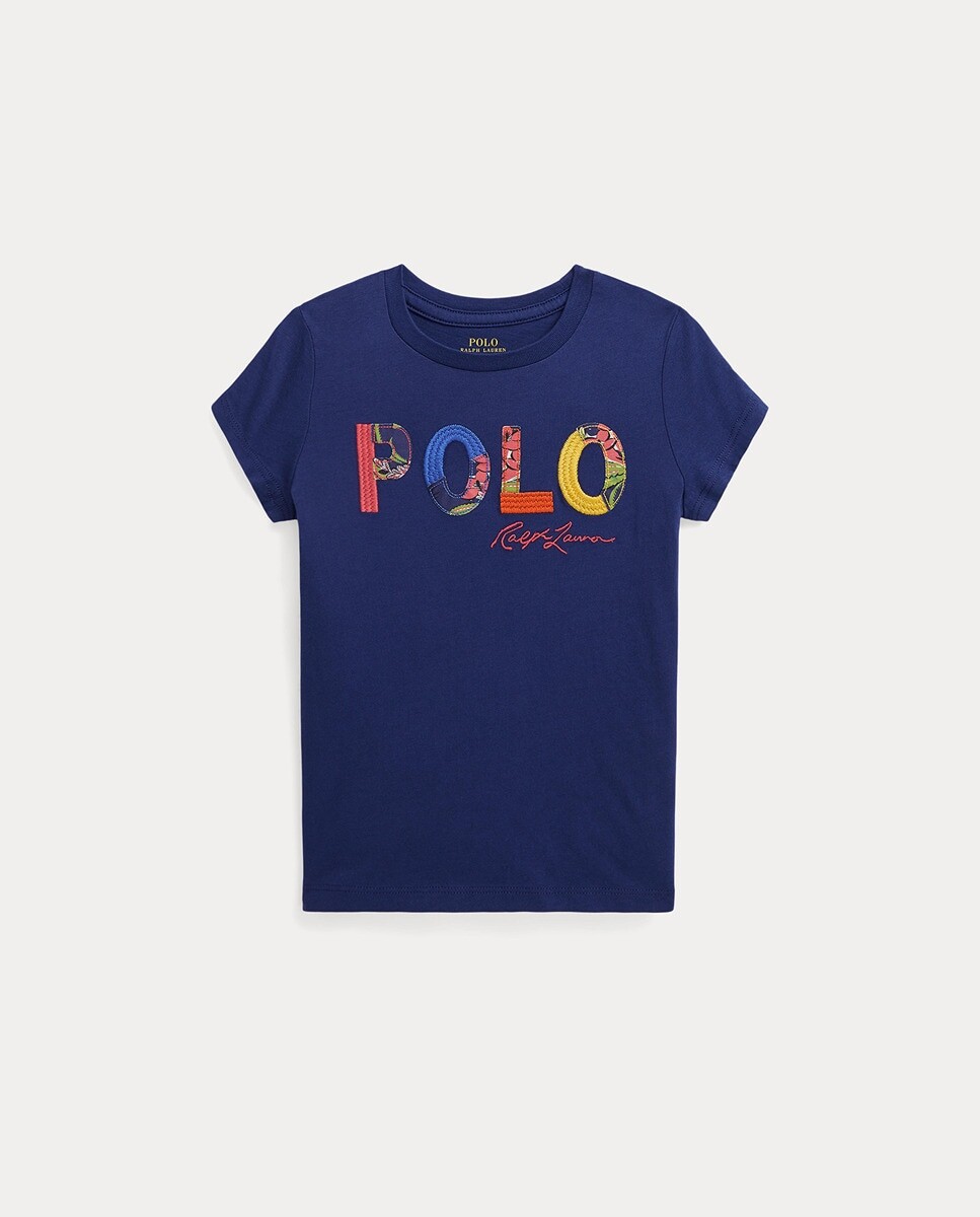 Хлопковая футболка темно-синего цвета для девочки Polo Ralph Lauren, темно-синий
Хлопковая футболка темно-синего цвета для девочки Polo Ralph Lauren, темно-синий