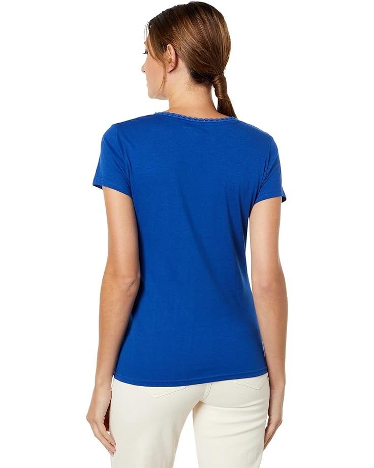 Рубашка U.S. POLO ASSN. Scallop Edge Trim V-Neck Tee Shirt, цвет Sodalite Blue
Рубашка U.S. POLO ASSN. Scallop Edge Trim V-Neck Tee Shirt, цвет Sodalite Blue