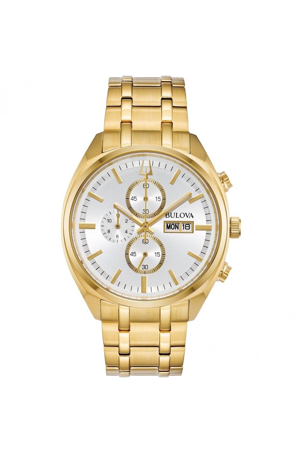 Классические аналоговые кварцевые часы Essentials из нержавеющей стали — 97C109 Bulova, серебро
Классические аналоговые кварцевые часы Essentials из нержавеющей стали — 97C109 Bulova, серебро