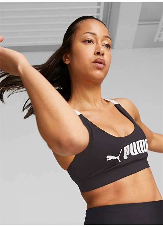 Черный женский спортивный бюстгальтер с U-образным вырезом и принтом Puma, Коричневый
Черный женский спортивный бюстгальтер с U-образным вырезом и принтом Puma, Коричневый