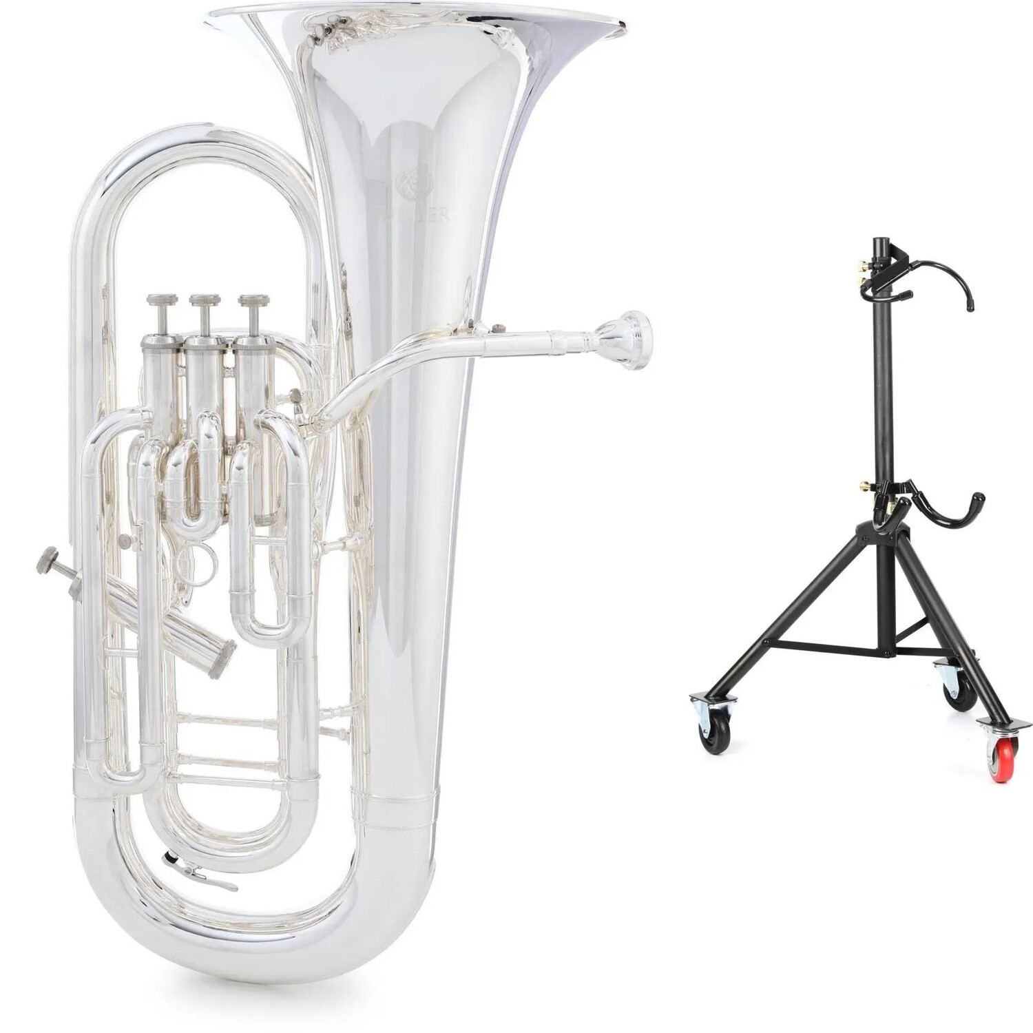 Новый Jupiter JEP1020S Intermediate 4-клапанный эуфониум и подставка - посеребренный
Новый Jupiter JEP1020S Intermediate 4-клапанный эуфониум и подставка - посеребренный