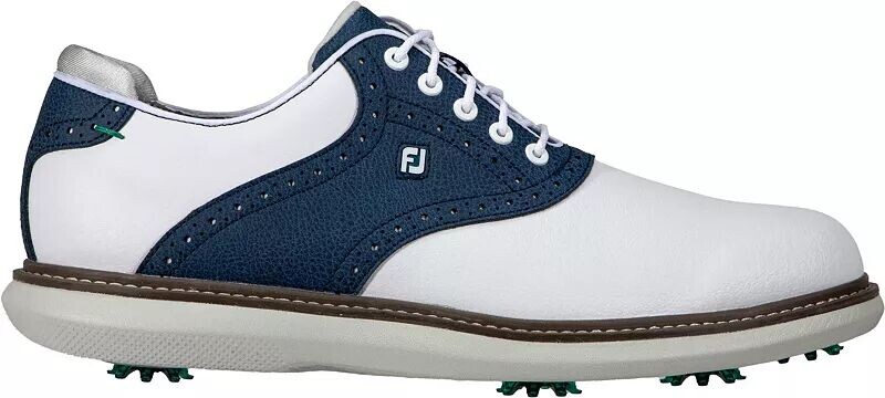 Мужские туфли для гольфа FootJoy Traditions с тиснением (стиль предыдущего сезона), белый/синий
Мужские туфли для гольфа FootJoy Traditions с тиснением (стиль предыдущего сезона), белый/синий