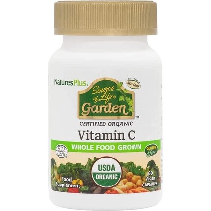 Naturesplus Source Of Life Garden Сертифицированный органический витамин С 500 мг 60 веганских капсул, Nature'S Plus
Naturesplus Source Of Life Garden Сертифицированный органический витамин С 500 мг 60 веганских капсул, Nature'S Plus