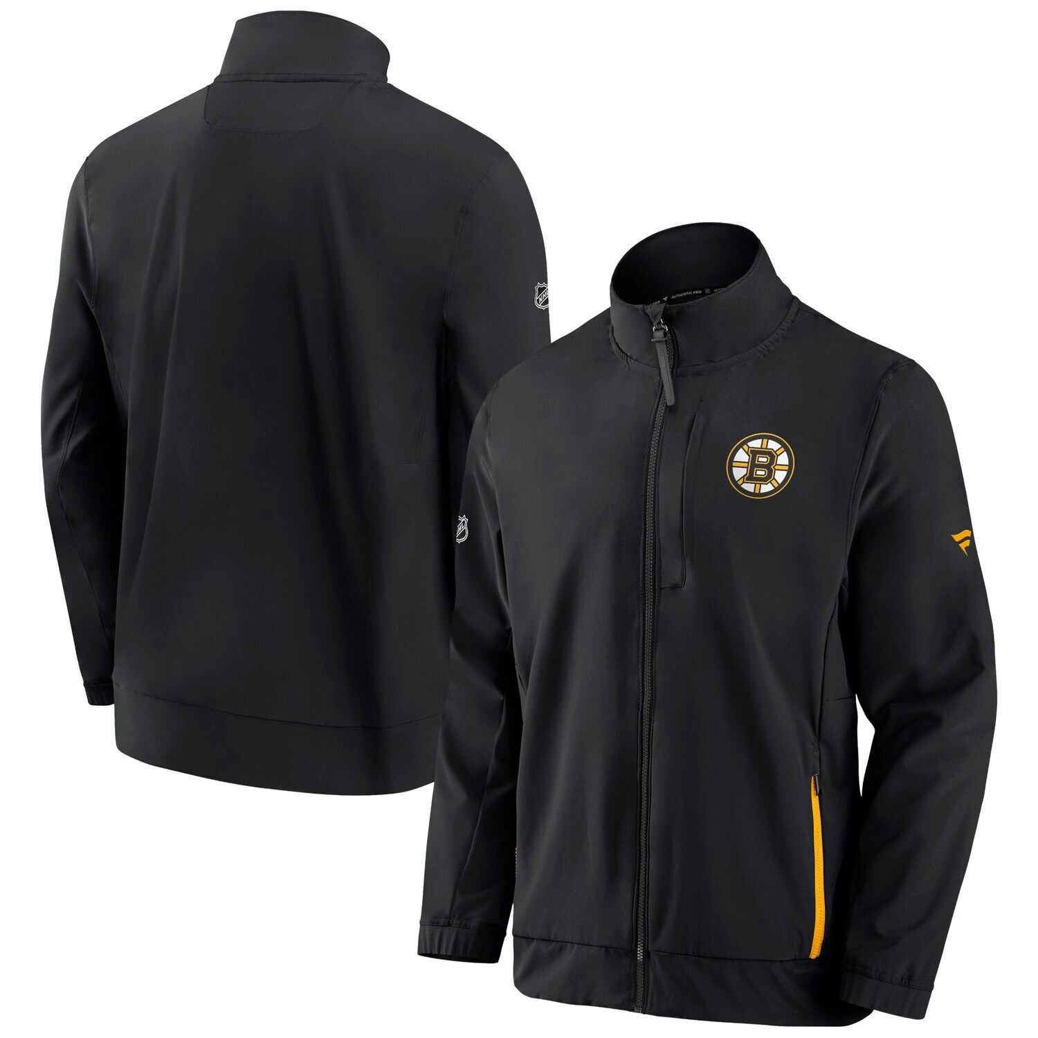 Мужская фирменная черная куртка Boston Bruins Authentic Pro Rink Coaches с молнией во всю длину Fanatics, Черный
Мужская фирменная черная куртка Boston Bruins Authentic Pro Rink Coaches с молнией во всю длину Fanatics, Черный