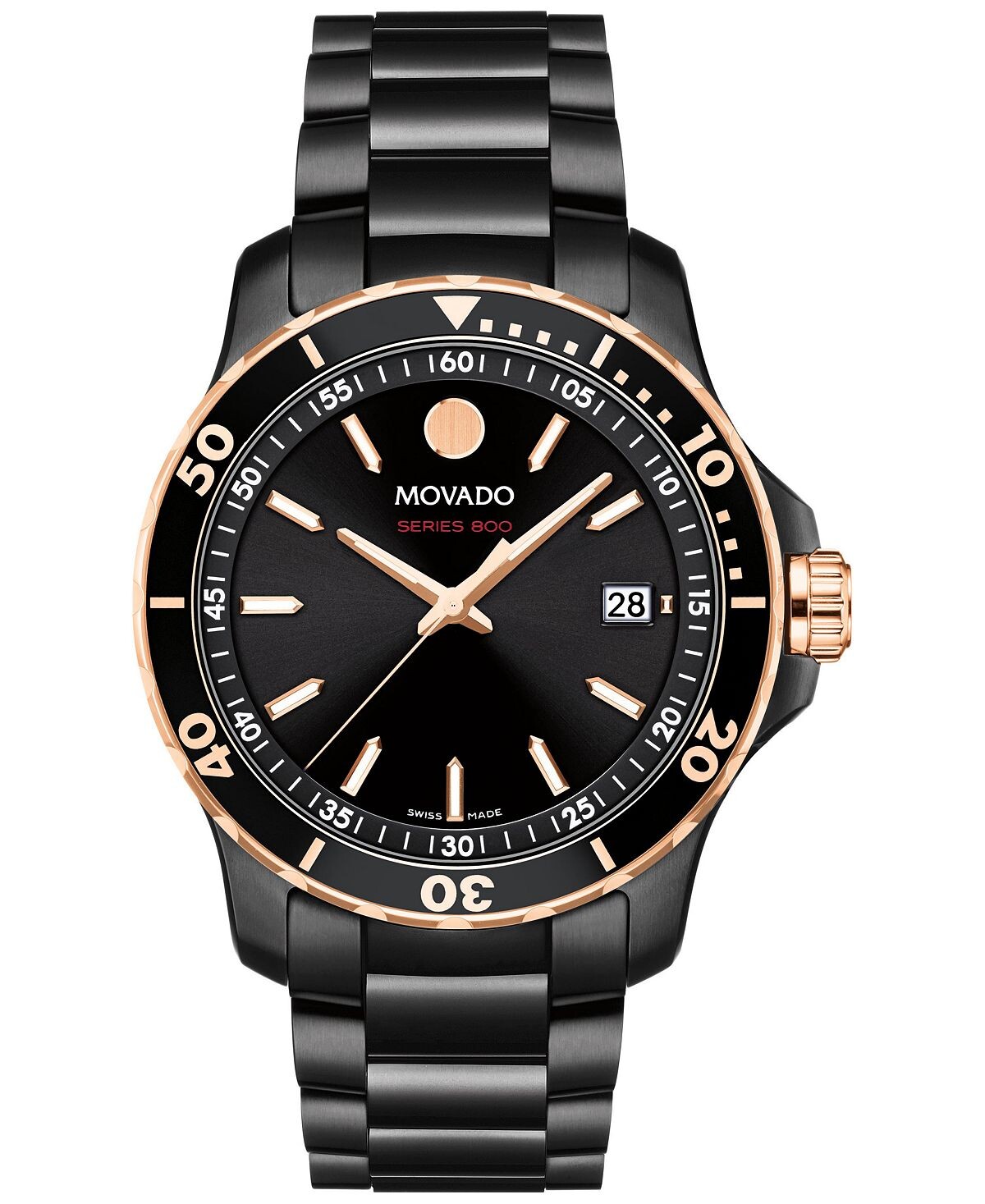 Мужские швейцарские часы Series 800 с черным PVD-браслетом, 40 мм Movado
Мужские швейцарские часы Series 800 с черным PVD-браслетом, 40 мм Movado
