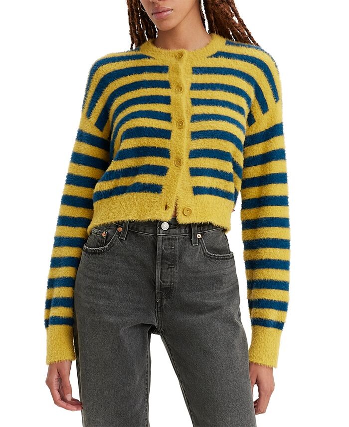 Женский укороченный кардиган Cat Fuzzy с заниженными плечами Levi's, цвет Golden Olive
Женский укороченный кардиган Cat Fuzzy с заниженными плечами Levi's, цвет Golden Olive
