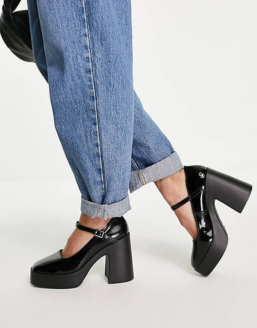 Черные туфли Мэри Джейн на платформе с широкой посадкой ASOS DESIGN Penny, Черный
Черные туфли Мэри Джейн на платформе с широкой посадкой ASOS DESIGN Penny, Черный