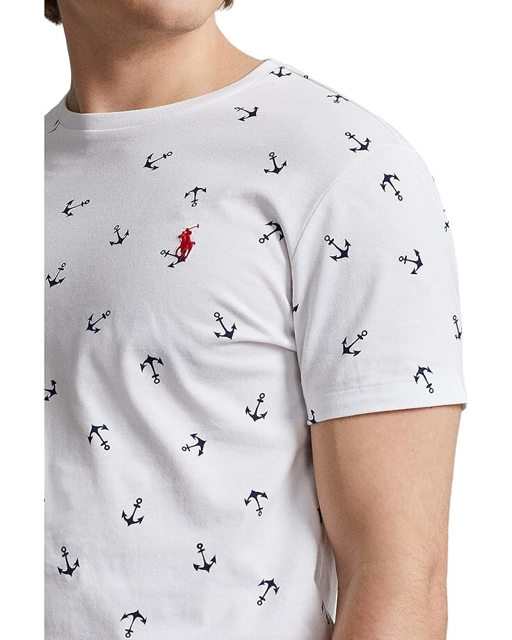 Футболка Polo Ralph Lauren Classic Fit Printed Jersey T-Shirt, цвет Nautical Anchors White
Футболка Polo Ralph Lauren Classic Fit Printed Jersey T-Shirt, цвет Nautical Anchors White