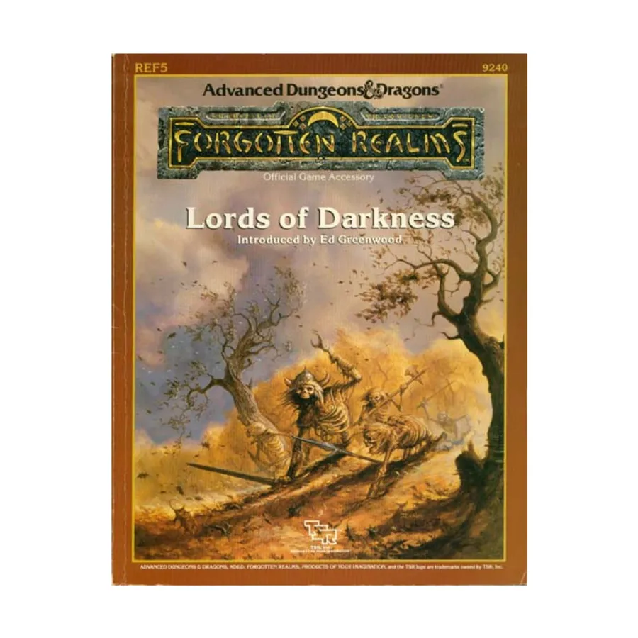 Lords of Darkness, Forgotten Realms - People and Organizations of the Realms, мягкая обложка
Lords of Darkness, Forgotten Realms - People and Organizations of the Realms, мягкая обложка