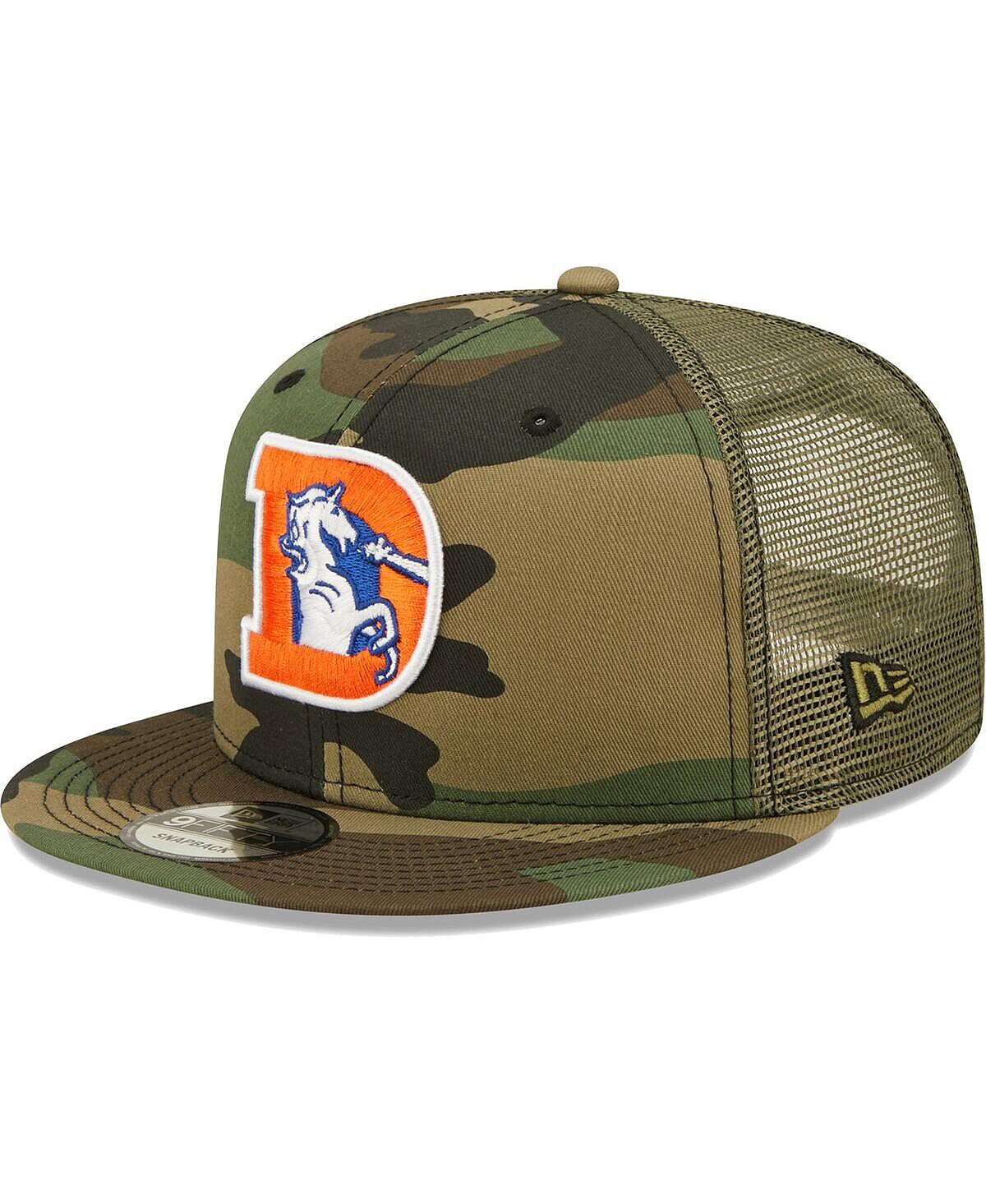 Мужская камуфляжно-оливковая кепка Denver Broncos Historic Logo Trucker 9FIFTY Snapback New Era
Мужская камуфляжно-оливковая кепка Denver Broncos Historic Logo Trucker 9FIFTY Snapback New Era