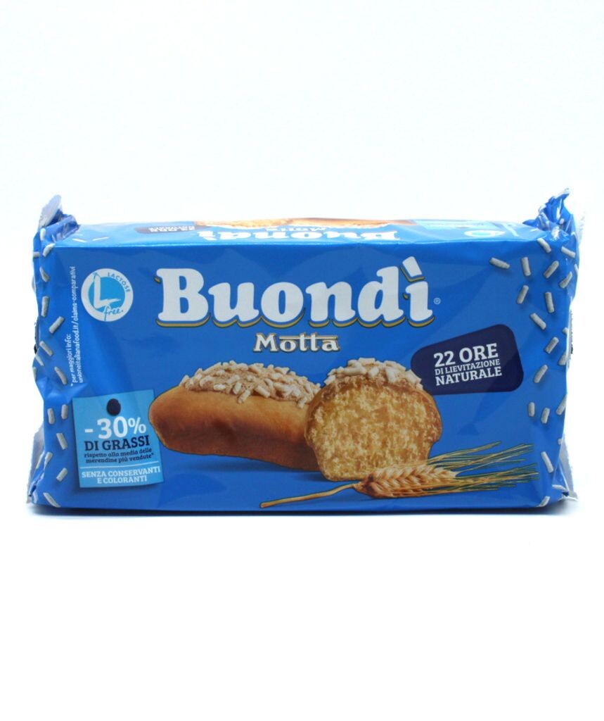 6x MOTTA Buondì classisco – классические дрожжевые пирожные Buondì - 0,198 кг
6x MOTTA Buondì classisco – классические дрожжевые пирожные Buondì - 0,198 кг