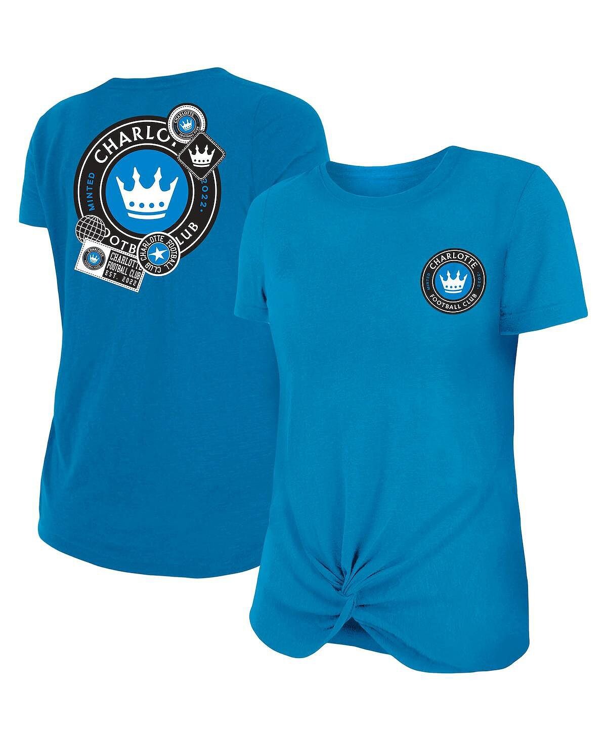 Синяя женская футболка Charlotte FC Athletic с закручивающейся передней частью New Era, синий
Синяя женская футболка Charlotte FC Athletic с закручивающейся передней частью New Era, синий