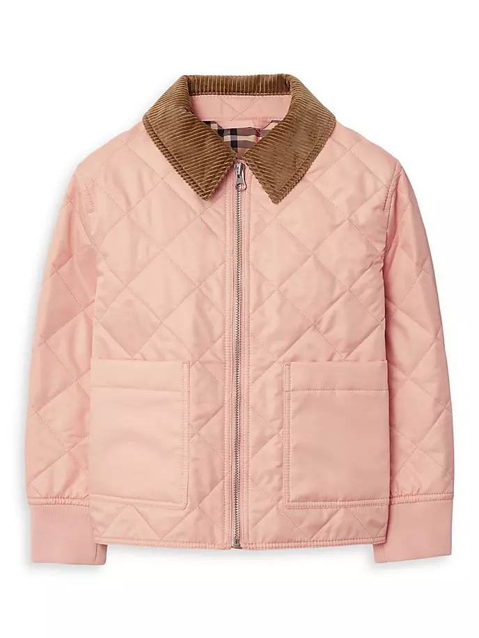 Стеганая куртка с воротником Otis Courduroy для маленьких девочек и девочек Burberry, цвет coral rose
Стеганая куртка с воротником Otis Courduroy для маленьких девочек и девочек Burberry, цвет coral rose