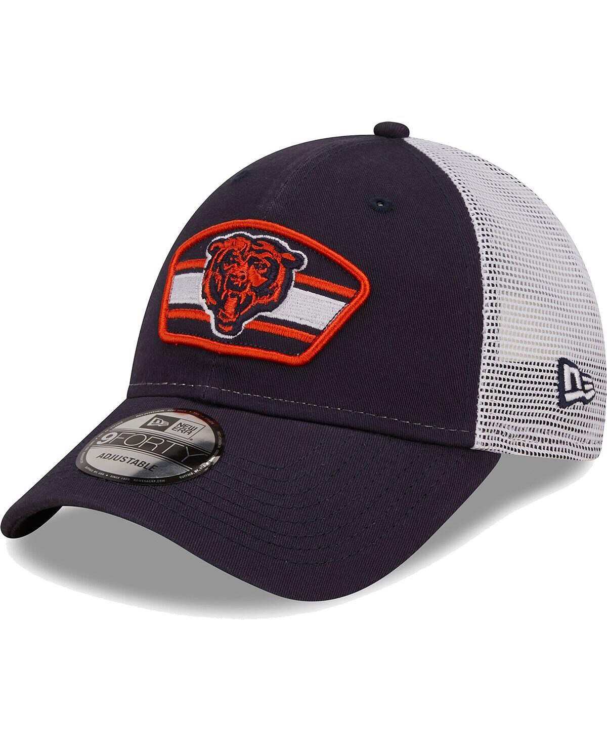 Мужская темно-синяя, белая кепка с логотипом Chicago Bears Trucker 9Forty Snapback New Era
Мужская темно-синяя, белая кепка с логотипом Chicago Bears Trucker 9Forty Snapback New Era