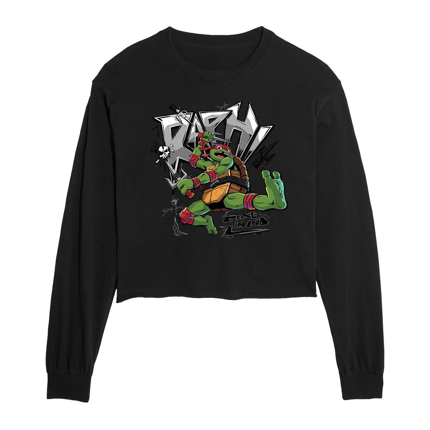 Укороченный короткий рукав с длинным рукавом Nickelodeon TMNT Mutant Mayhem Raph для юниоров Licensed Character, черный
Укороченный короткий рукав с длинным рукавом Nickelodeon TMNT Mutant Mayhem Raph для юниоров Licensed Character, черный