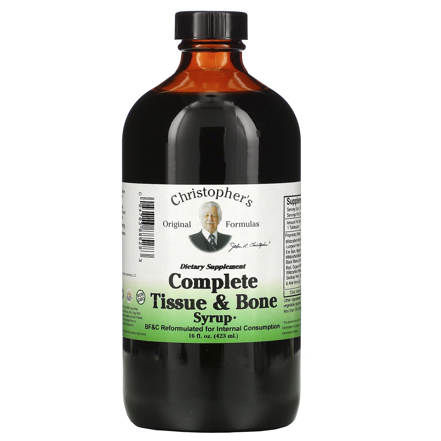 Complete, сироп для тканей и костей, 16 жидких унций (423 мл), Christopher's Original Formulas
Complete, сироп для тканей и костей, 16 жидких унций (423 мл), Christopher's Original Formulas