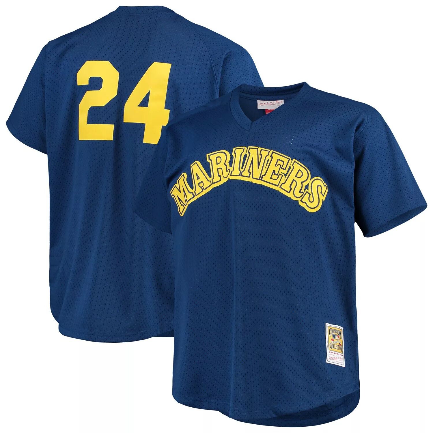 Мужской сетчатый тренировочный трикотаж Mitchell & Ness Ken Griffey Jr. Royal Seattle Mariners Big & Tall Cooperstown Collection
Мужской сетчатый тренировочный трикотаж Mitchell & Ness Ken Griffey Jr. Royal Seattle Mariners Big & Tall Cooperstown Collection