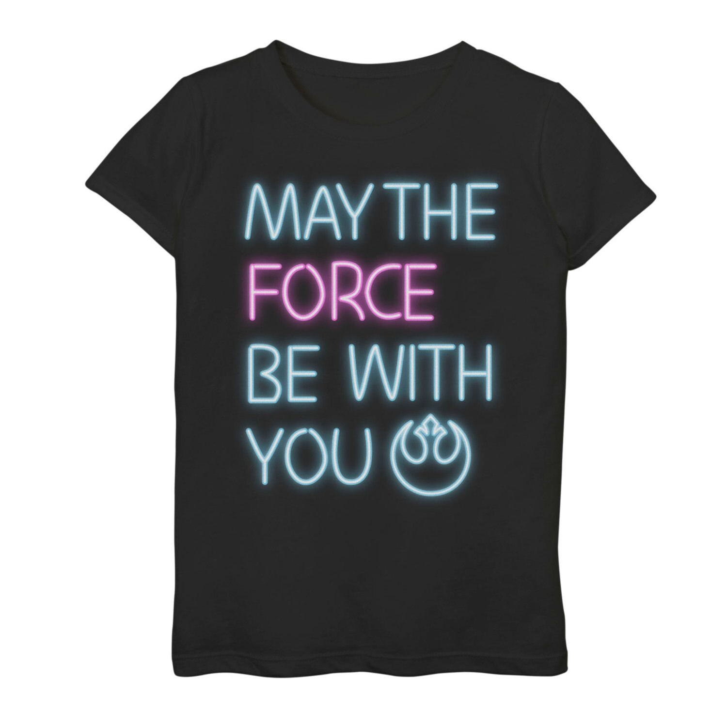 Неоновая футболка с рисунком «Звездные войны» для девочек 7–16 лет May The Force Star Wars
Неоновая футболка с рисунком «Звездные войны» для девочек 7–16 лет May The Force Star Wars