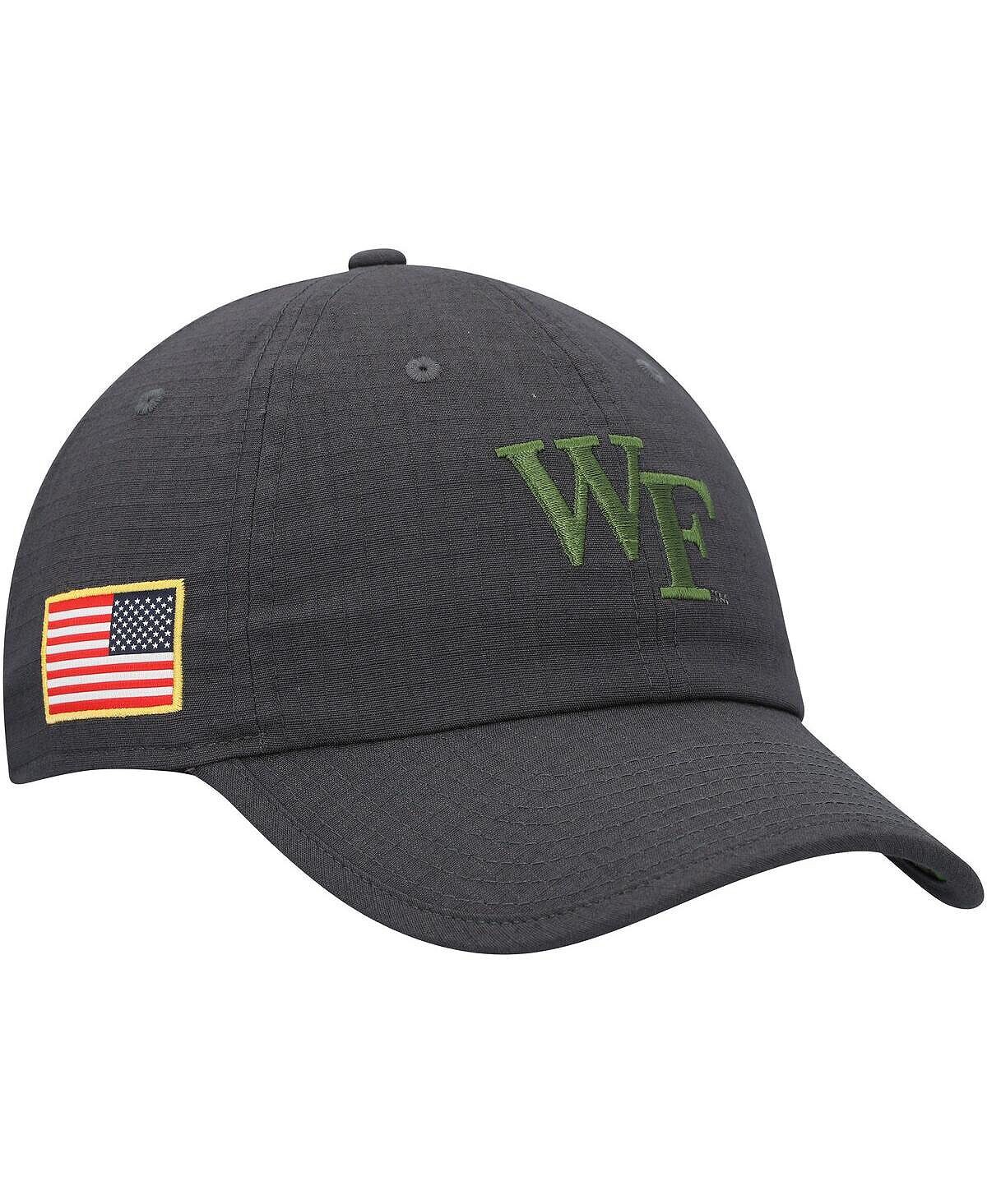 Мужская угольная тактическая бейсболка для дня Wake Forest Demon Deacons, День ветеранов Heritage86 Nike
Мужская угольная тактическая бейсболка для дня Wake Forest Demon Deacons, День ветеранов Heritage86 Nike