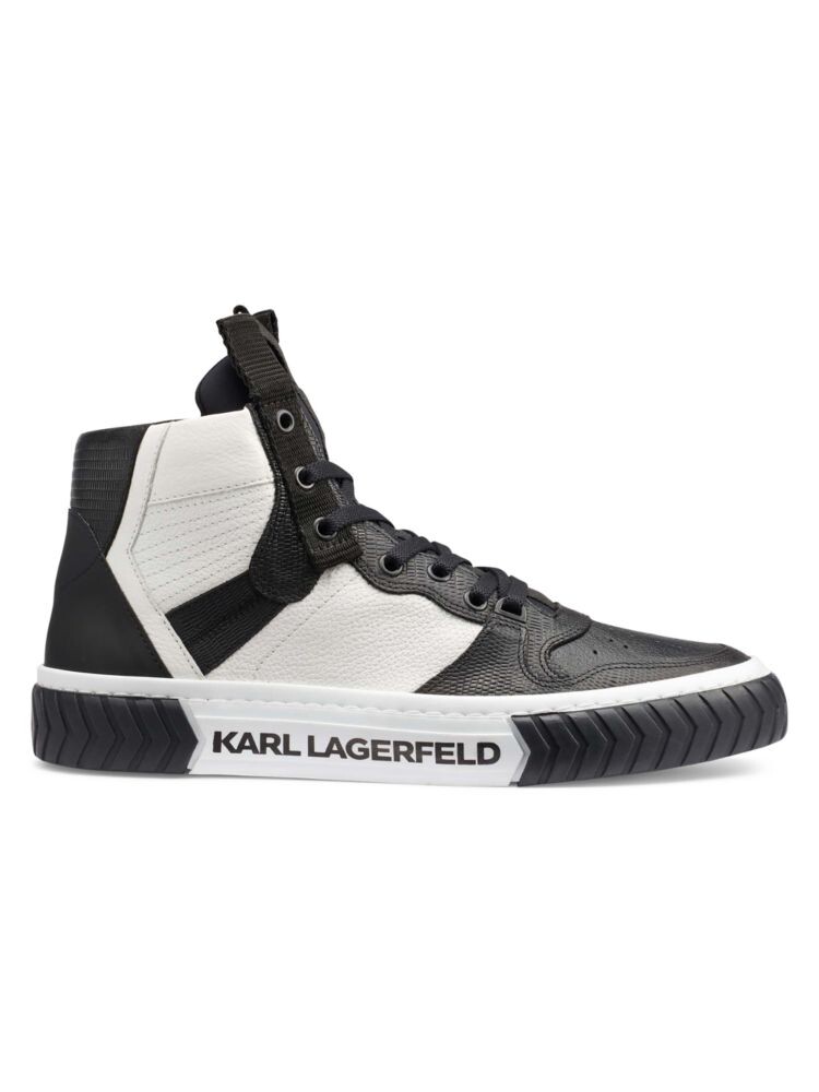 Кроссовки средней высоты из кожи и питона Karl Lagerfeld Paris, цвет Black White
Кроссовки средней высоты из кожи и питона Karl Lagerfeld Paris, цвет Black White