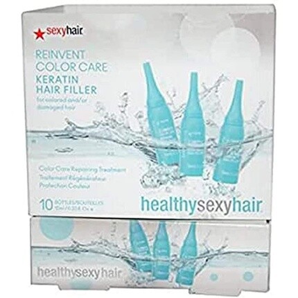 Healthy Reinvent Color Care Восстанавливающее средство Кератиновый филлер, 10 штук, 9,75 мл, Sexy Hair
Healthy Reinvent Color Care Восстанавливающее средство Кератиновый филлер, 10 штук, 9,75 мл, Sexy Hair