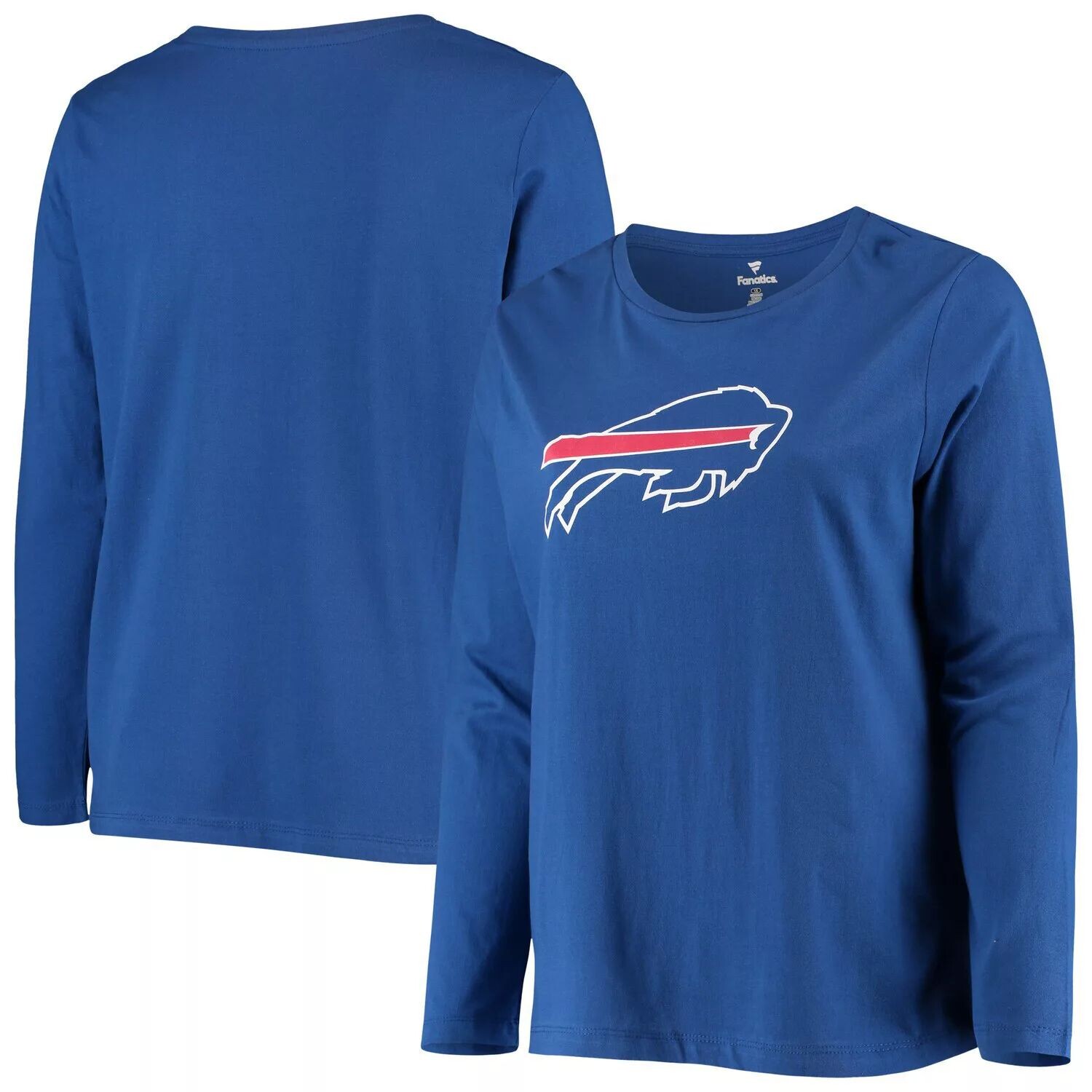Женская футболка с длинным рукавом и логотипом Fanatics Royal Buffalo Bills размера плюс Fanatics
Женская футболка с длинным рукавом и логотипом Fanatics Royal Buffalo Bills размера плюс Fanatics