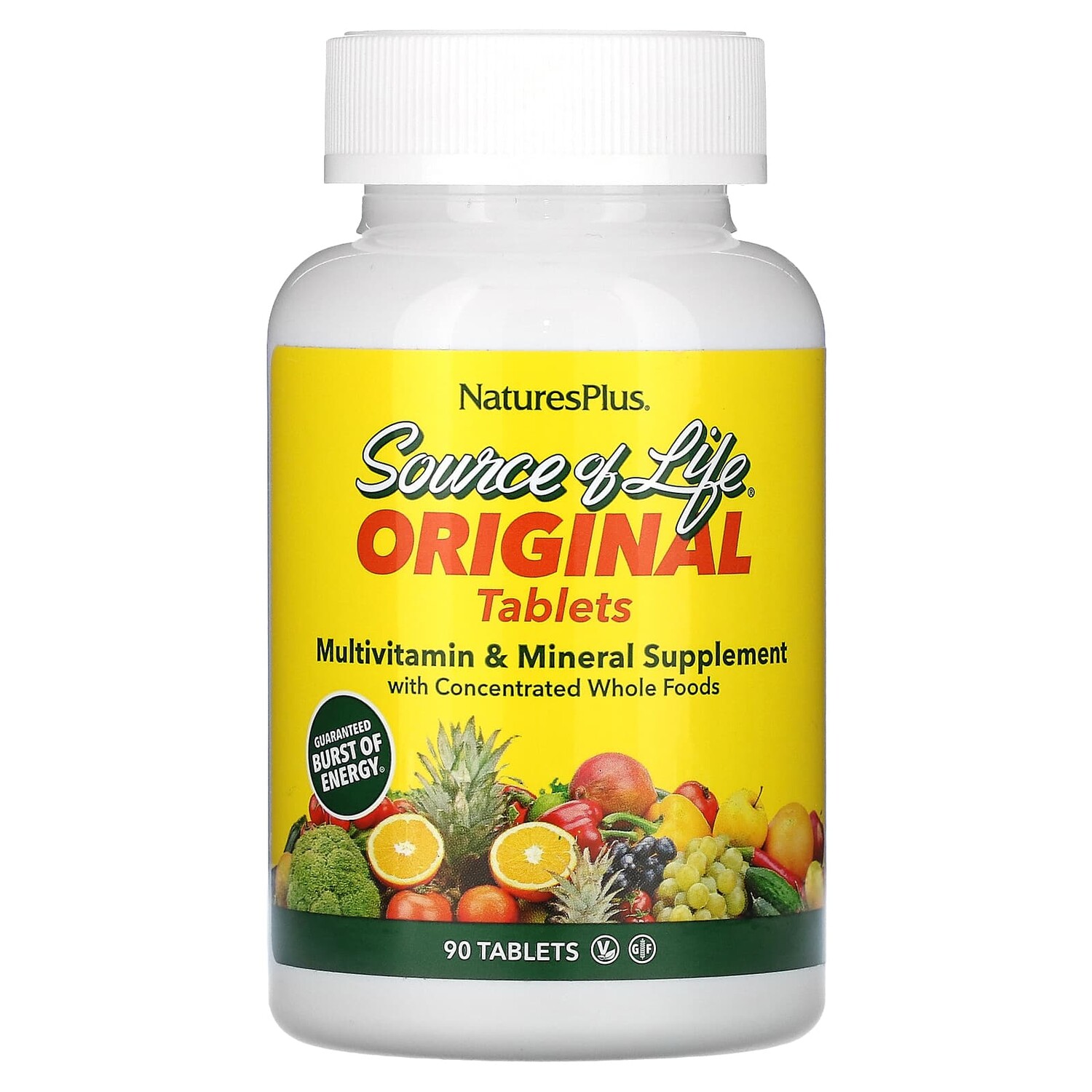 Source of Life Original, мультивитаминная и минеральная добавка, 90 таблеток, NaturesPlus
Source of Life Original, мультивитаминная и минеральная добавка, 90 таблеток, NaturesPlus