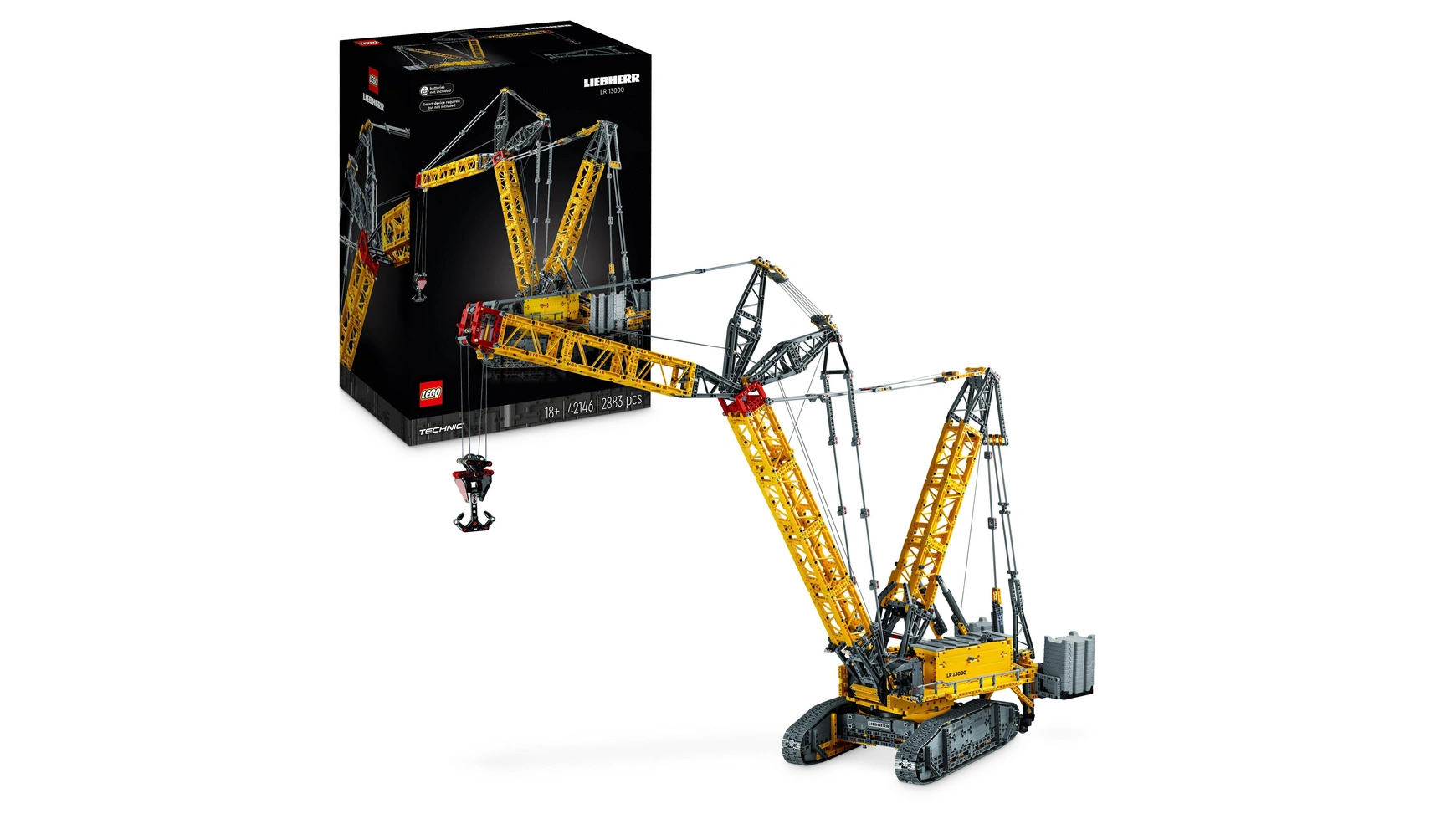 Lego Technic Комплект гусеничного крана Liebherr LR 13000, кран с дистанционным управлением
Lego Technic Комплект гусеничного крана Liebherr LR 13000, кран с дистанционным управлением
