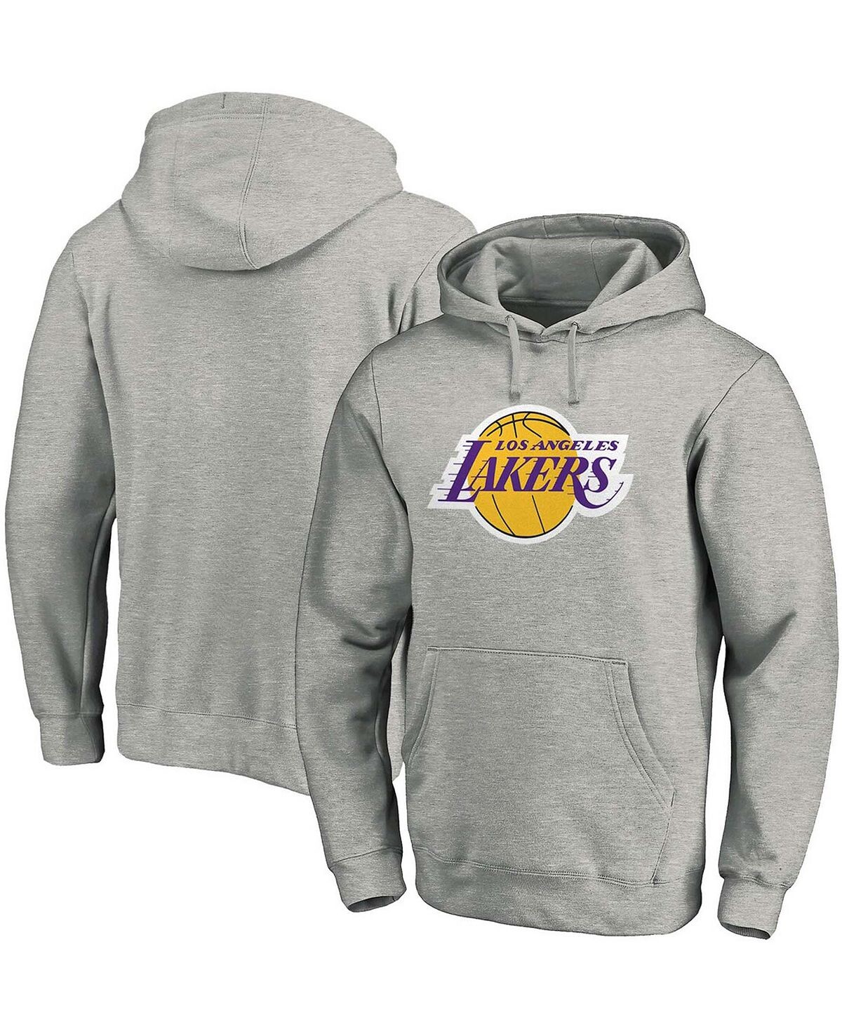 Мужской серый пуловер с капюшоном и логотипом команды Los Angeles Lakers Team Primary Fanatics
Мужской серый пуловер с капюшоном и логотипом команды Los Angeles Lakers Team Primary Fanatics