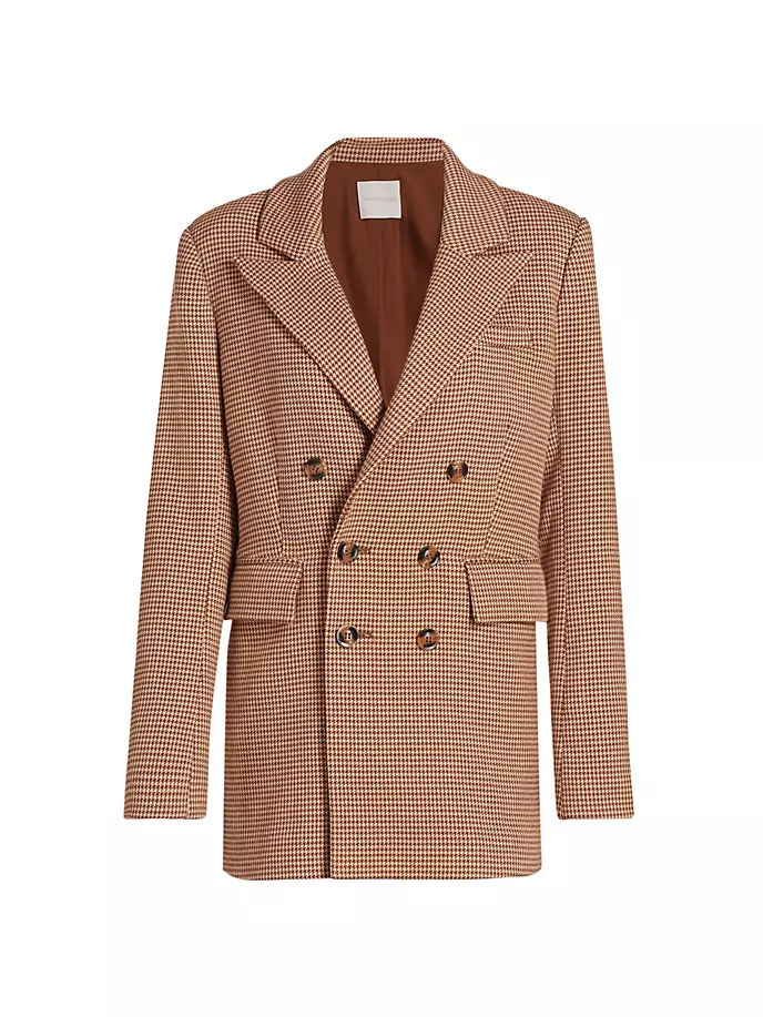 Двубортный пиджак Phoebe с узором «гусиные лапки» Favorite Daughter, цвет toffee houndstooth
Двубортный пиджак Phoebe с узором «гусиные лапки» Favorite Daughter, цвет toffee houndstooth