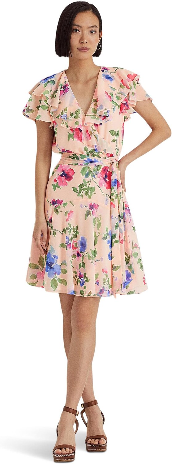 Платье из жатого жоржета Petite с поясом и цветочным принтом LAUREN Ralph Lauren, цвет Pink Multi
Платье из жатого жоржета Petite с поясом и цветочным принтом LAUREN Ralph Lauren, цвет Pink Multi