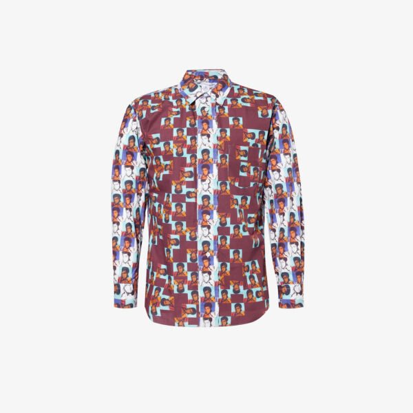 Рубашка из хлопкового поплина с графическим принтом mohammed ali Comme des Garçons, цвет print b
Рубашка из хлопкового поплина с графическим принтом mohammed ali Comme des Garçons, цвет print b