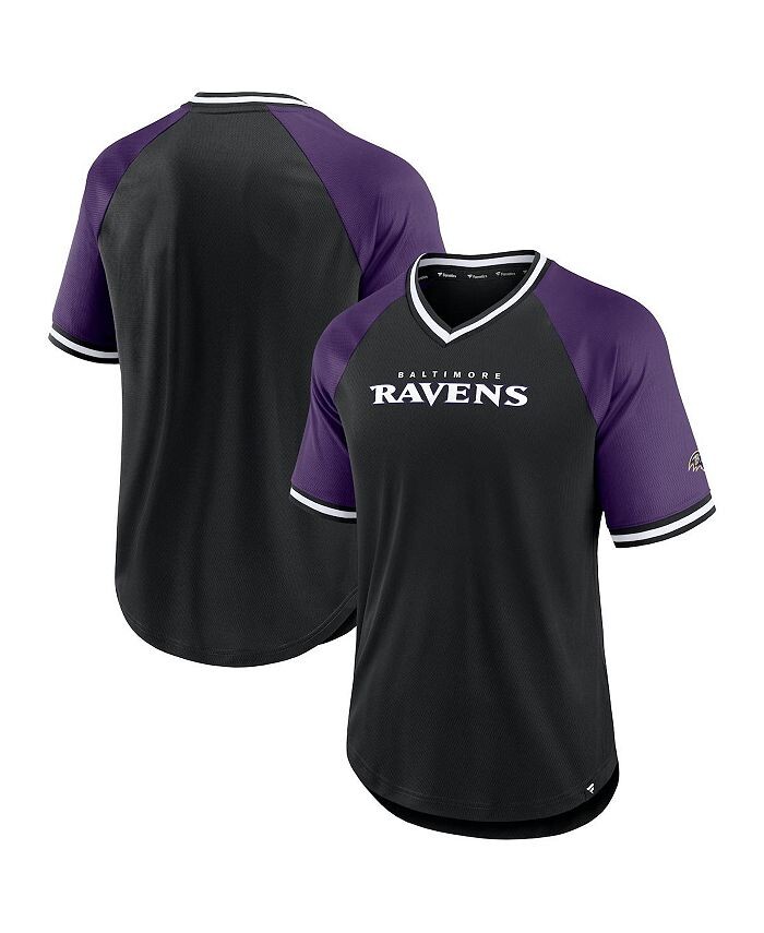 Мужская черно-фиолетовая футболка с логотипом Baltimore Ravens Second Wind реглан с v-образным вырезом Fanatics, черный
Мужская черно-фиолетовая футболка с логотипом Baltimore Ravens Second Wind реглан с v-образным вырезом Fanatics, черный