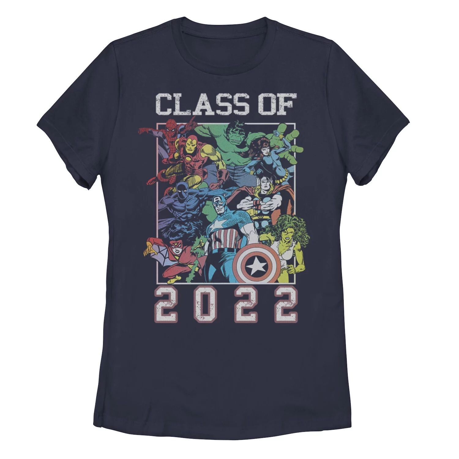 Футболка с рисунком Disney's Marvel Avengers Juniors «Класс 2022 года» Licensed Character
Футболка с рисунком Disney's Marvel Avengers Juniors «Класс 2022 года» Licensed Character