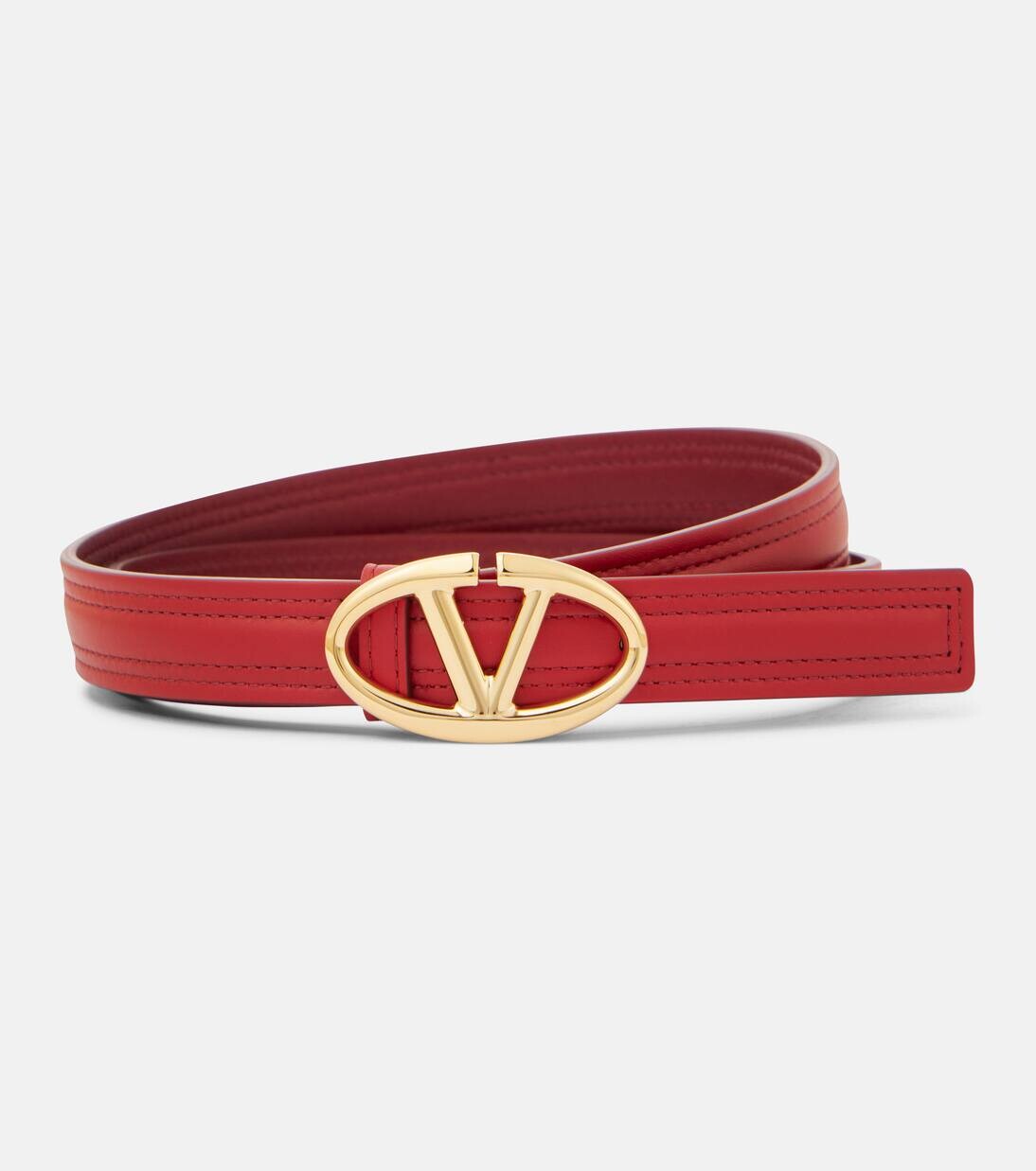 Ремень из кожи VLogo Bold Valentino Garavani, цвет rosso v/deep scarlet
Ремень из кожи VLogo Bold Valentino Garavani, цвет rosso v/deep scarlet