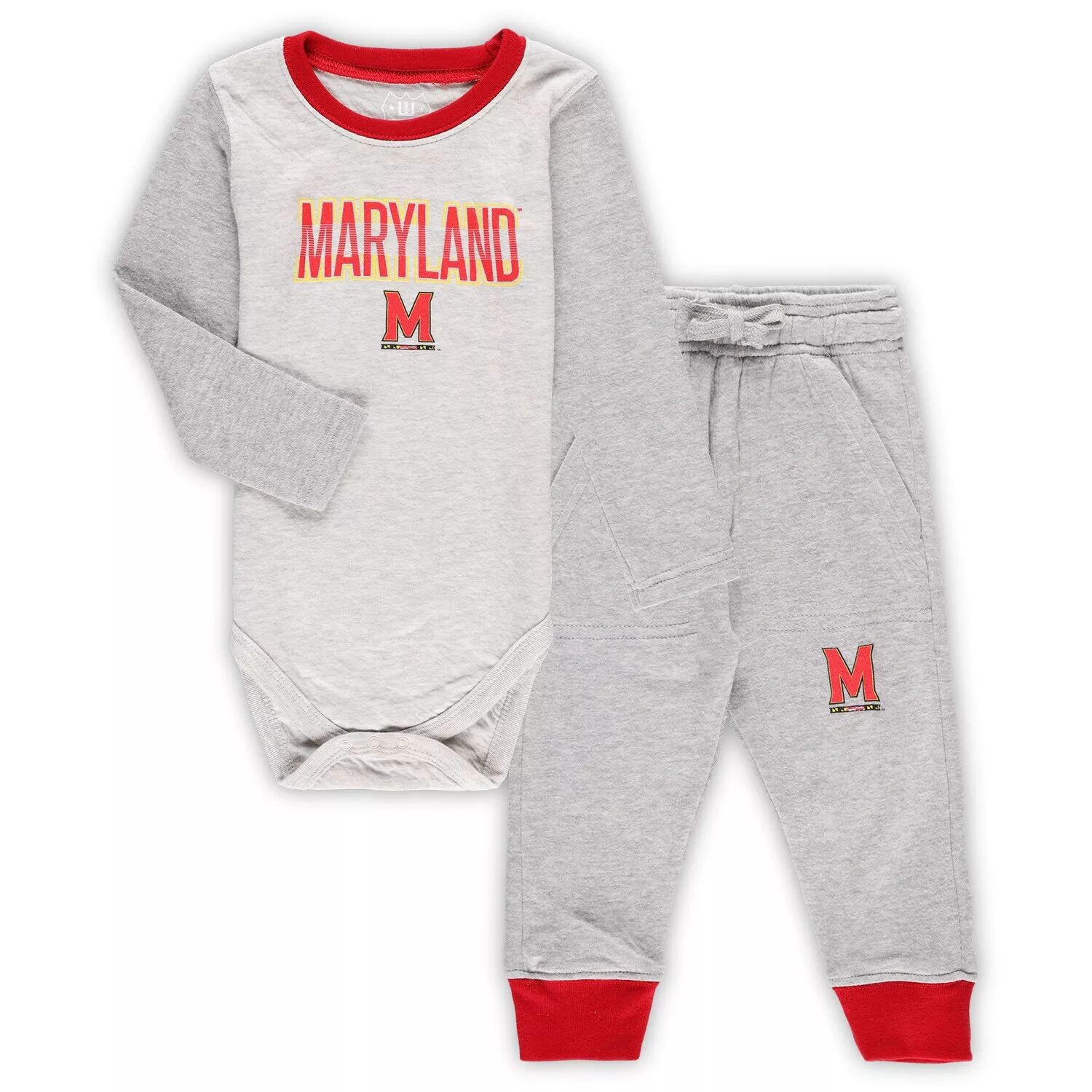 Комплект боди и брюк с длинными рукавами и брюками Infant Wes & Willy Heather Grey Maryland Terrapins Jie Jie Unbranded
Комплект боди и брюк с длинными рукавами и брюками Infant Wes & Willy Heather Grey Maryland Terrapins Jie Jie Unbranded