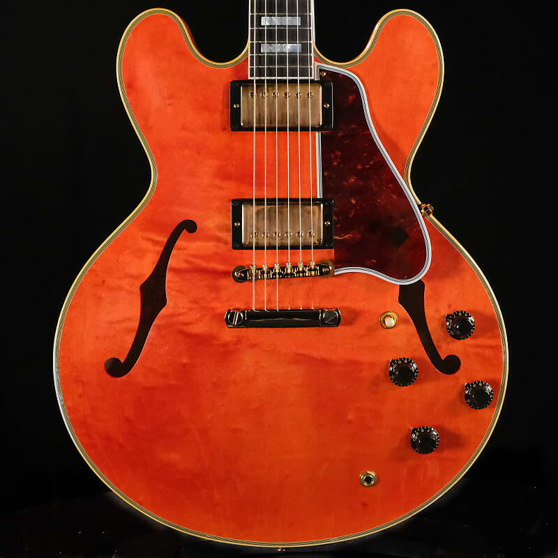 Электрогитара Gibson Custom 1959 ES-355 Reissue Stop Bar Semi-hollow Electric Guitar - Murphy Lab Light Aged Watermelon Red
Электрогитара Gibson Custom 1959 ES-355 Reissue Stop Bar Semi-hollow Electric Guitar - Murphy Lab Light Aged Watermelon Red