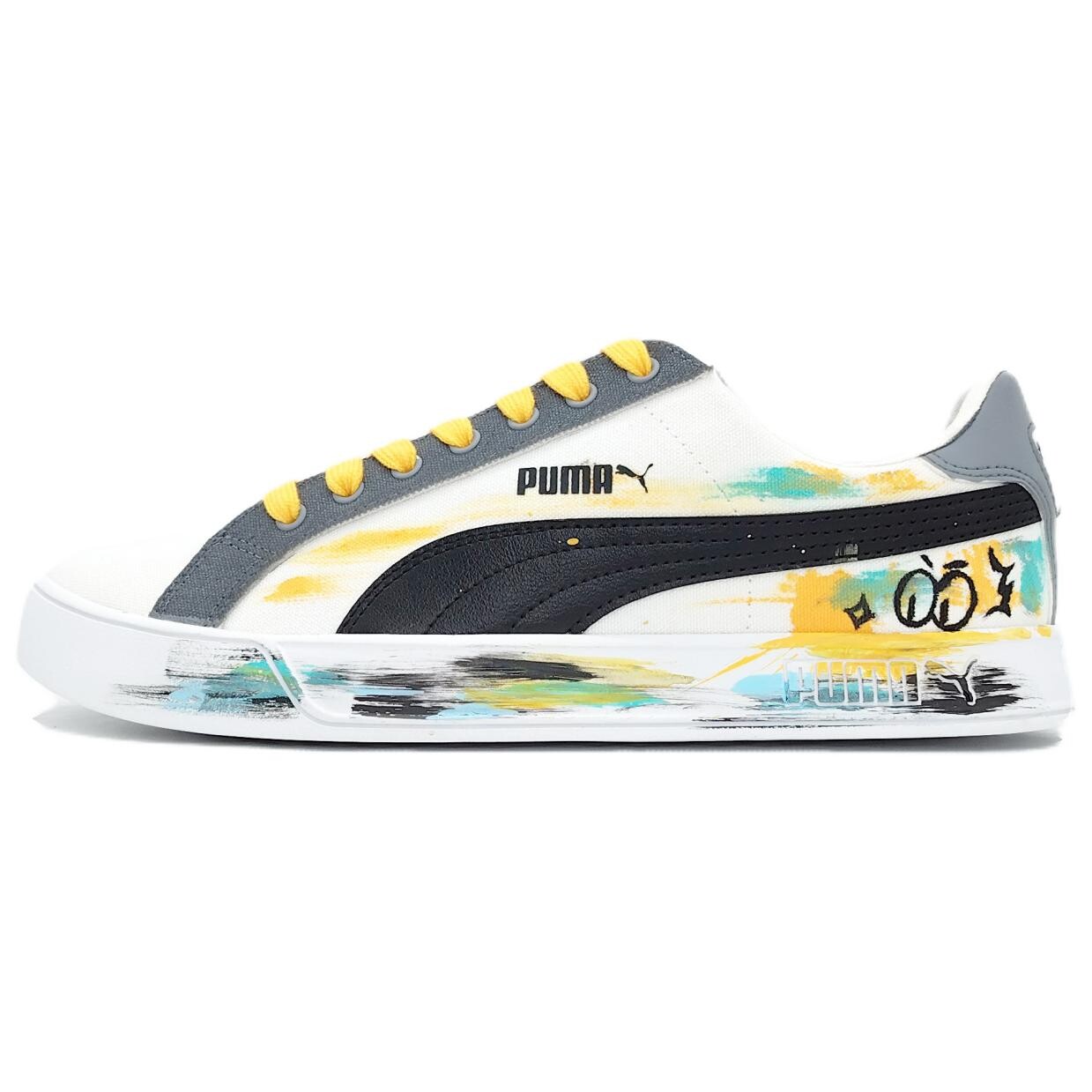 Кроссовки Puma Smash Vulc Skateboarding Shoes Unisex Low-top Black/white/yellow, белый
Кроссовки Puma Smash Vulc Skateboarding Shoes Unisex Low-top Black/white/yellow, белый