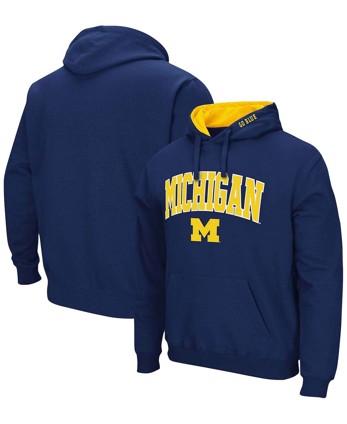 Мужской темно-синий пуловер с капюшоном Michigan Wolverines Arch Logo 3.0 Colosseum
Мужской темно-синий пуловер с капюшоном Michigan Wolverines Arch Logo 3.0 Colosseum