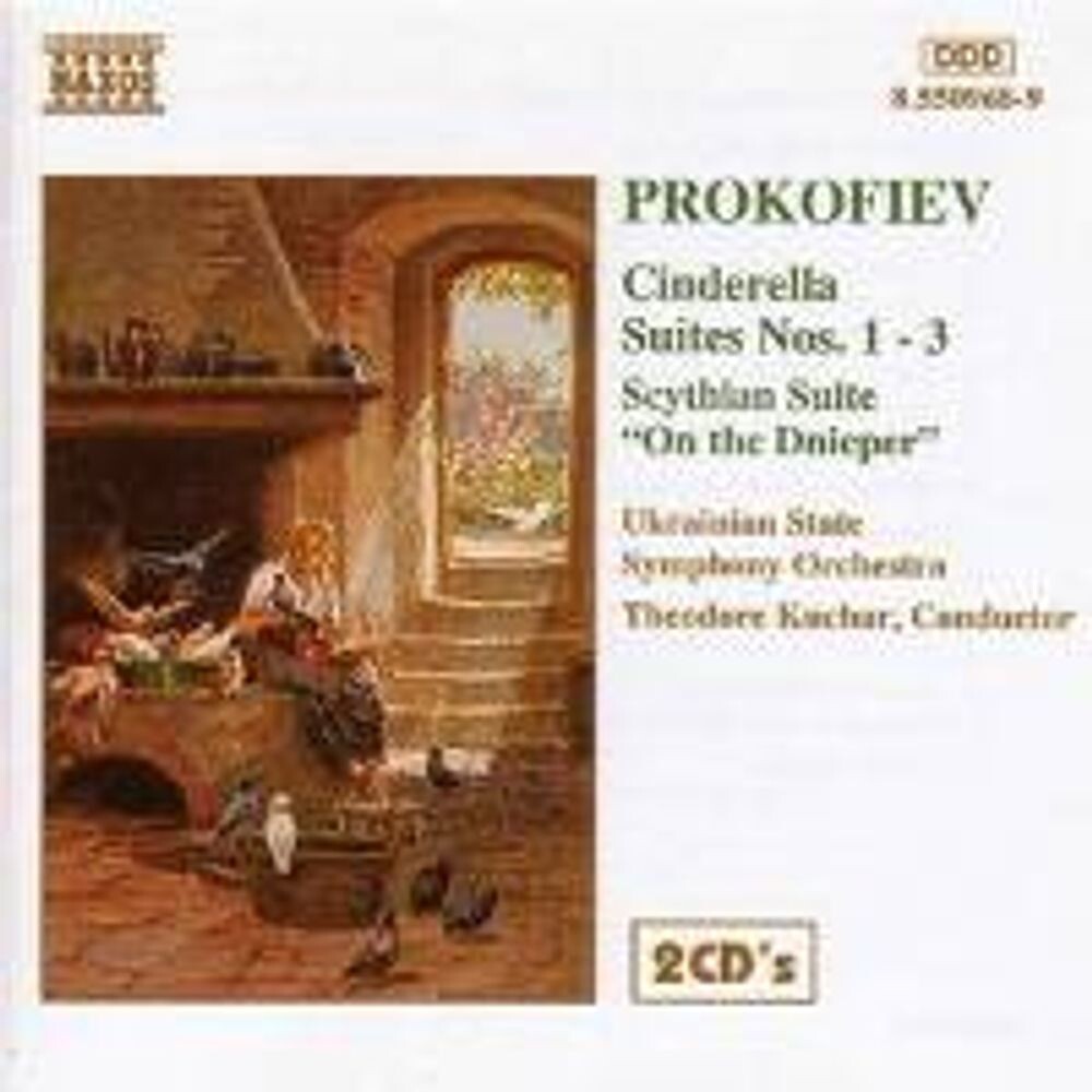 Диск CD Prokofiev: Cinderella Suites 1-3 / Scythian Suite / On the Dnieper Suite - Sergei Prokofiev, Theodore Kuchar, Ukrainian State Symphony Orchestra
Диск CD Prokofiev: Cinderella Suites 1-3 / Scythian Suite / On the Dnieper Suite - Sergei Prokofiev, Theodore Kuchar, Ukrainian State Symphony Orchestra